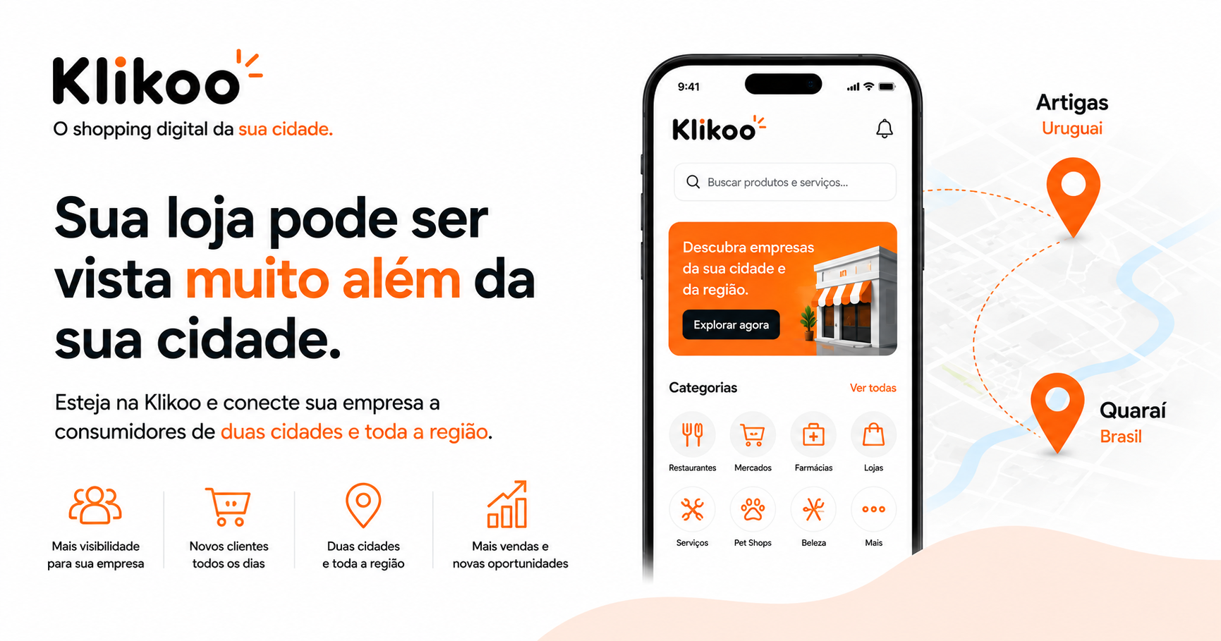 Sua loja pode ser vista muito além da sua cidade com a Klikoo